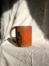 Orange Flower Mug