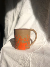 Orange Flower Mug