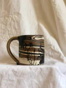 Desert Dreaming Black Flower Mug - Second